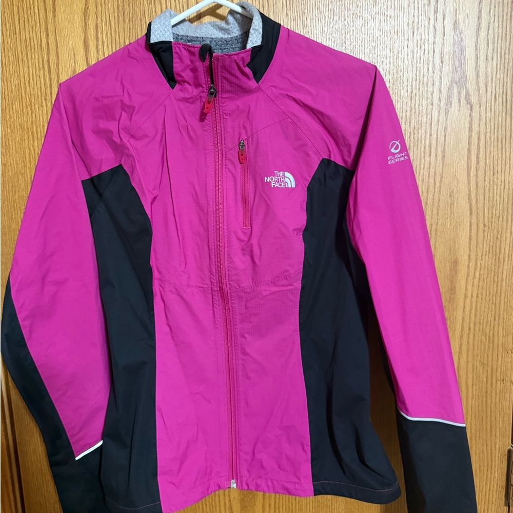 The North Face Women's Pink and Black Utility Jacket - Picture 2 of 2